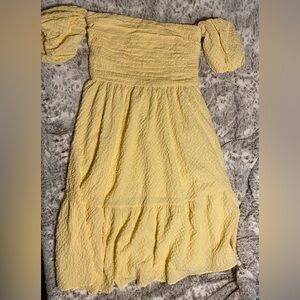 Abercrombie & Fitch Emerson off the shoulder dress